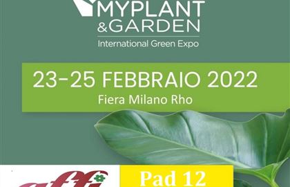 Stand G07 Pad 12 AFFI al Myplant con i fiori Italiani