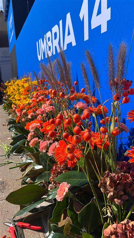 I fiori dell’Associazione Floricoltori e Fioristi Italiani al G7 Inclusione e disabilità