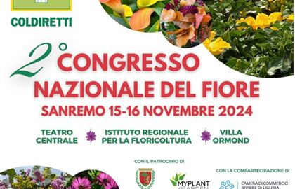 2 Congresso Nazionale del Fiore a Sanremo il 15-16 novembre